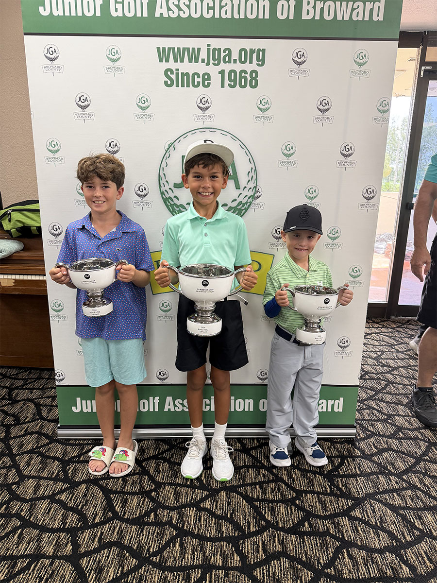 2026 Boys 5 Hole Division: 1st Preston Naya 2nd Evan Kotze 3rd Jaxson Egger