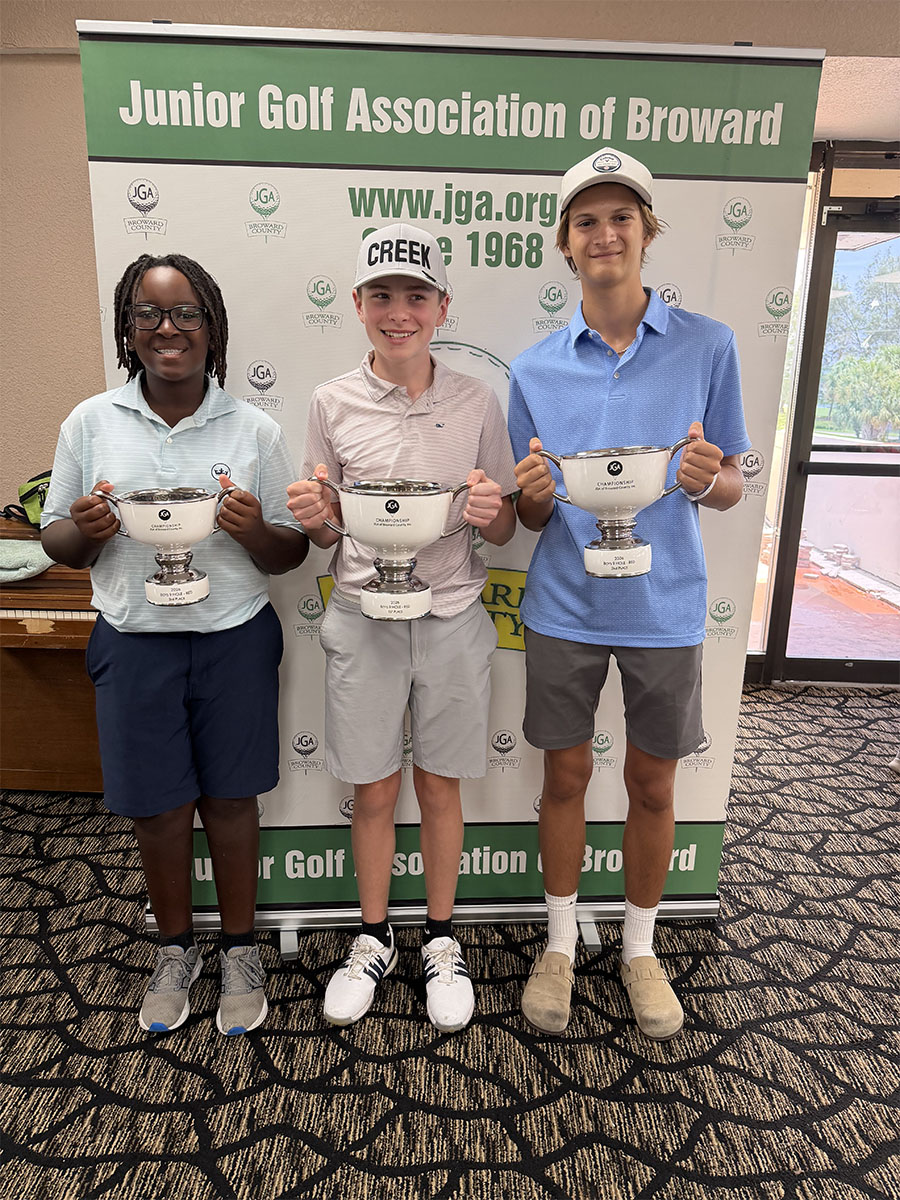 2026 Boys 9 Hole Red Division: 1st Lachlan Oosterhuis 2nd Aiden Scherf 3rd Kai Chimedza