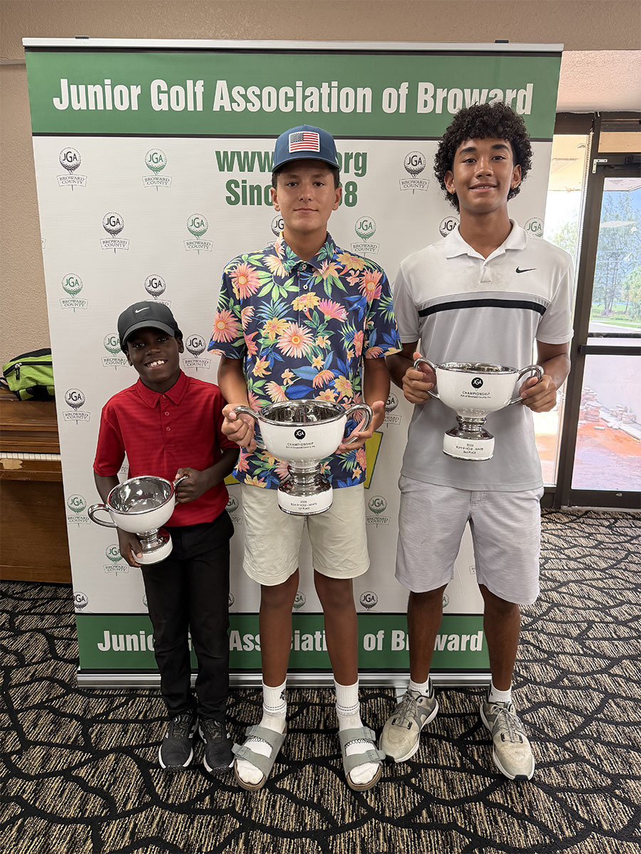 2026 Boys 9 Hole White Division: 1st Calvin Miller 2nd Gregory Scala Jr 3rd Abraham Angell