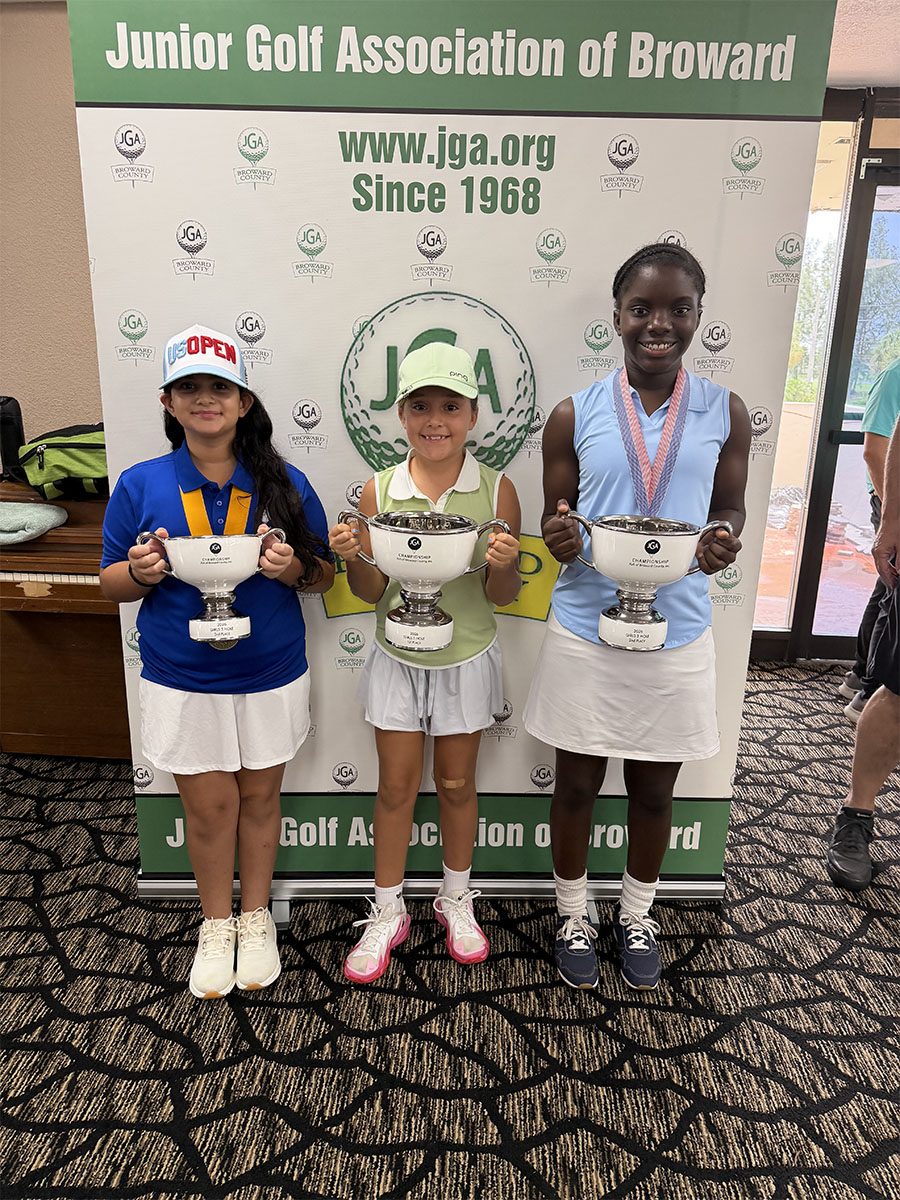 2026 Girls 3 Hole Division: 1st Emma Bevil 2nd Lauren Colquhoun 3rd Abbigail Motiei